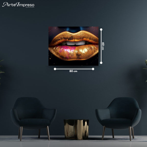 Labios dorados