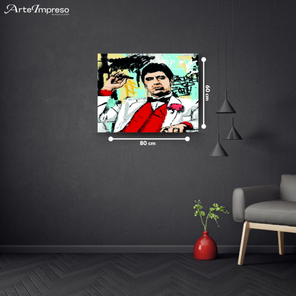 Tony Montana trazó dibujo